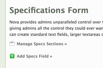 Section form