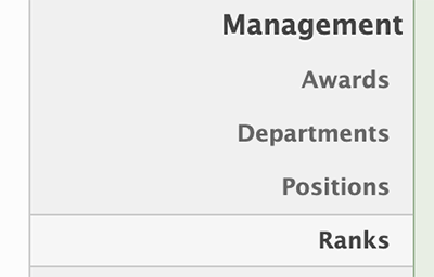 Ranks Management