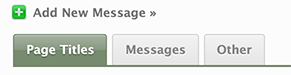 Messages options
